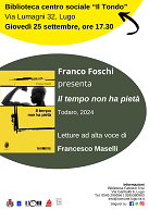 giovedi-25-settembre-ore-17.30-presso-la-biblioteca-del-Tondo.-Franco-Foschi-presenta-Il-tempo-non-ha-pieta